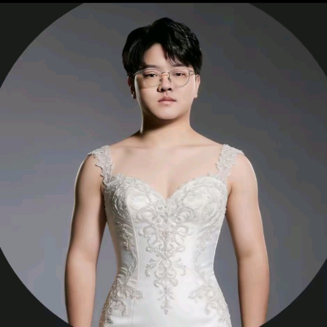洁白的婚纱手捧着鲜花你害羞了嘛