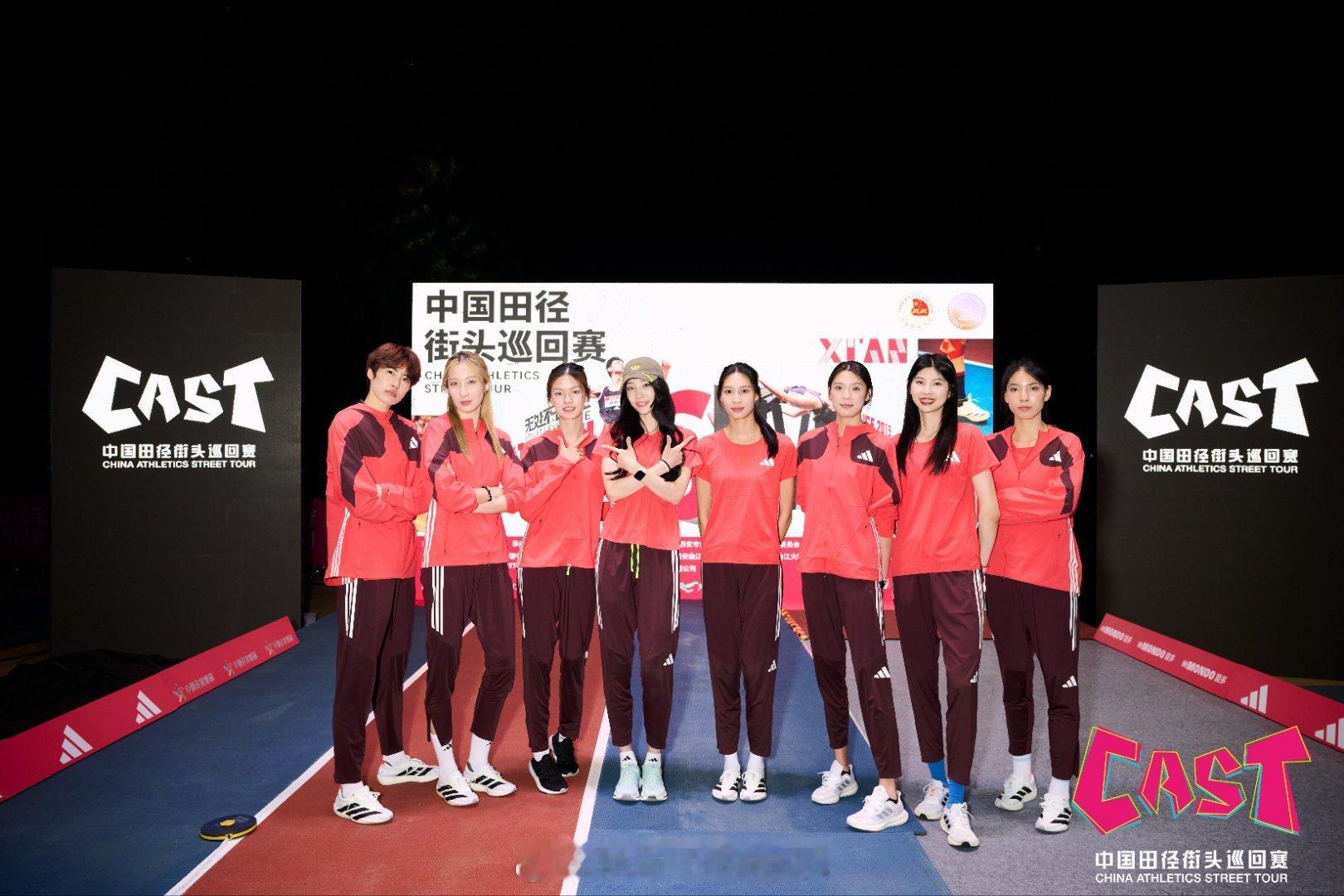 中国田径街头巡回赛西安站女子跳高，整体发挥一般，凭借成功率180决出前四名。刘