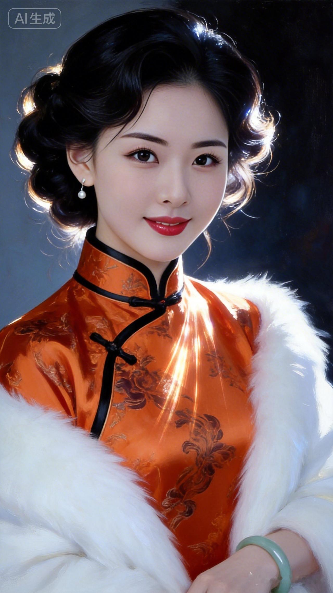 东方美人，优雅气质，复古旗袍，惊艳时光！