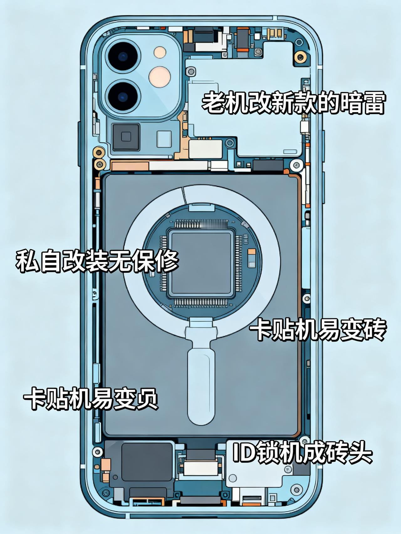华强北魔改iPhone：技术封神，代价惊人我花300块，把用了6年的苹果7P改