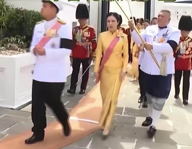 诗妮娜贵妃沾了小王子提帮功的光，如今出门前呼后拥，地位陡然提升。她所穿衣物与苏提