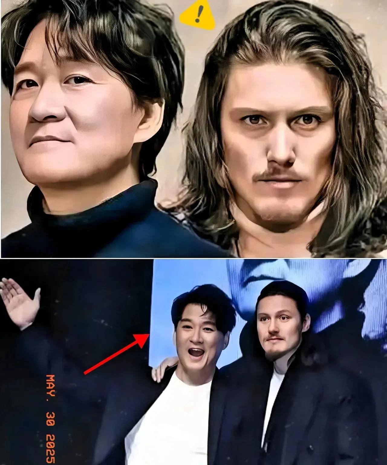 周华健跟儿子合照上热搜了我承认他儿子周厚安长的是着急了点但网友的嘴不要太“损