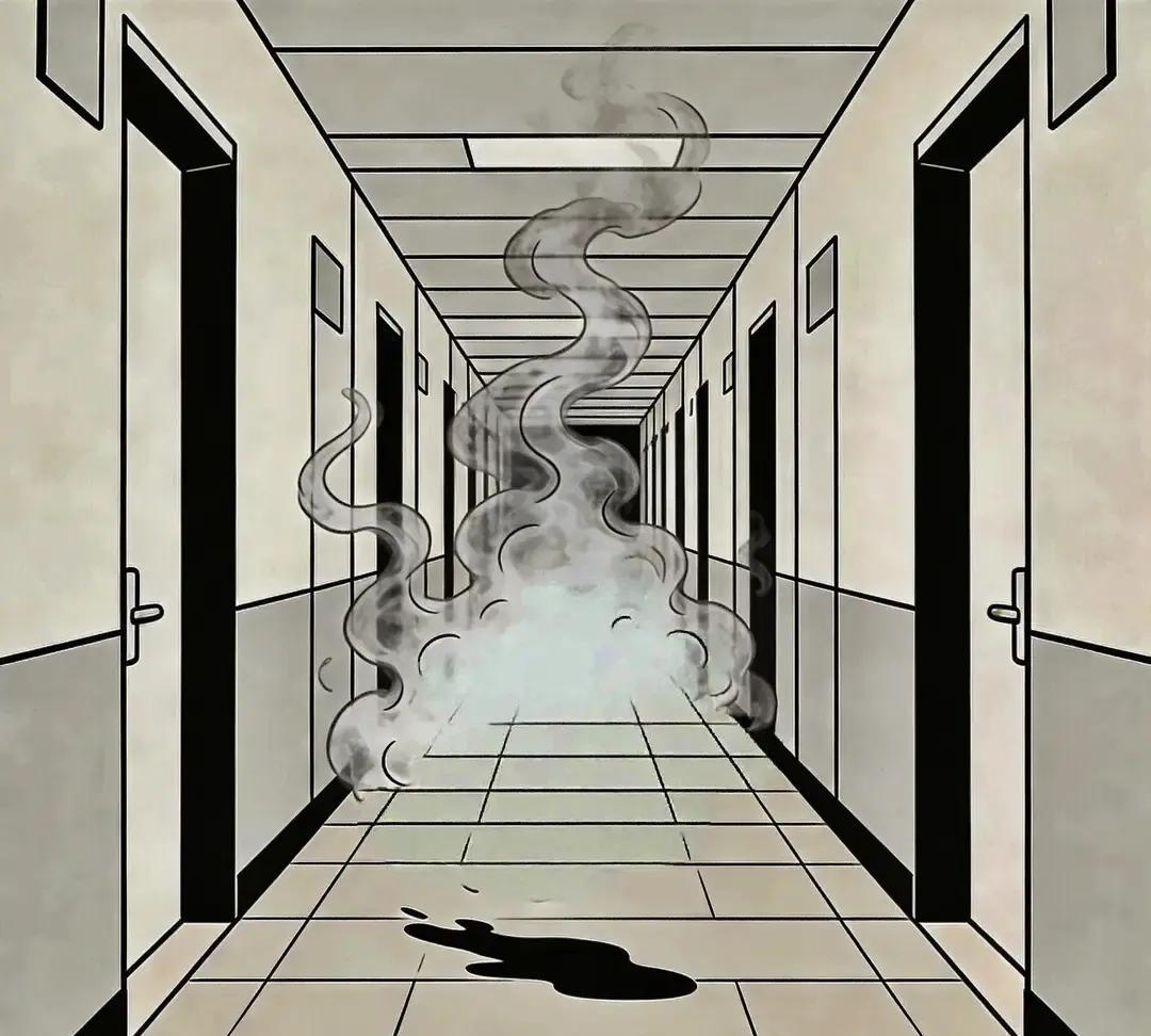 独居老人走了几天才被发现，子女赶来第一件事是在楼道里烧纸，浓烟一冒，警报狂响，邻