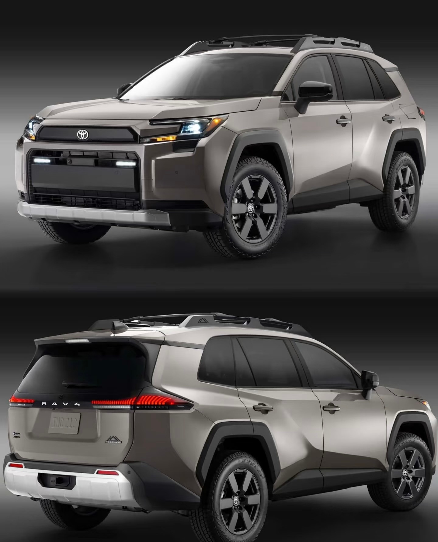 丰田全新一代RAV4发布了，分为了Core普通版、GRsport运动版以及