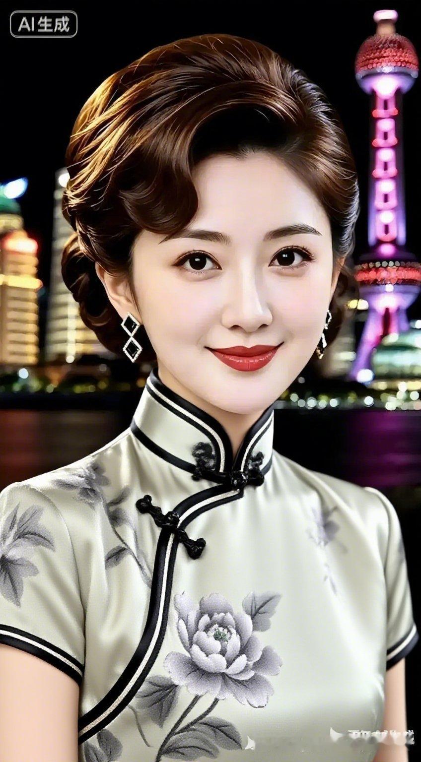 东方美人与东方明珠的完美融合，韵味十足！