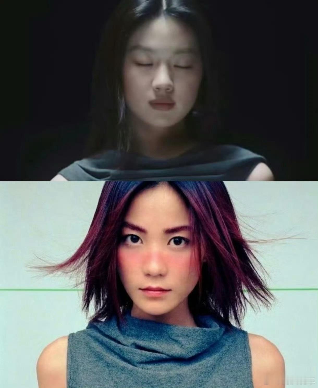 单依纯王菲造型其实从一开始她唱歌，就给我一种熟悉的感觉。后边我才发现，跟王菲的