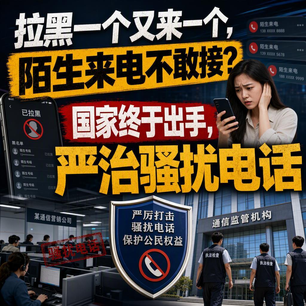拉黑一个又来一个，陌生来电不敢接？国家终于对AI骚扰电话出手了。很多人以为骚扰
