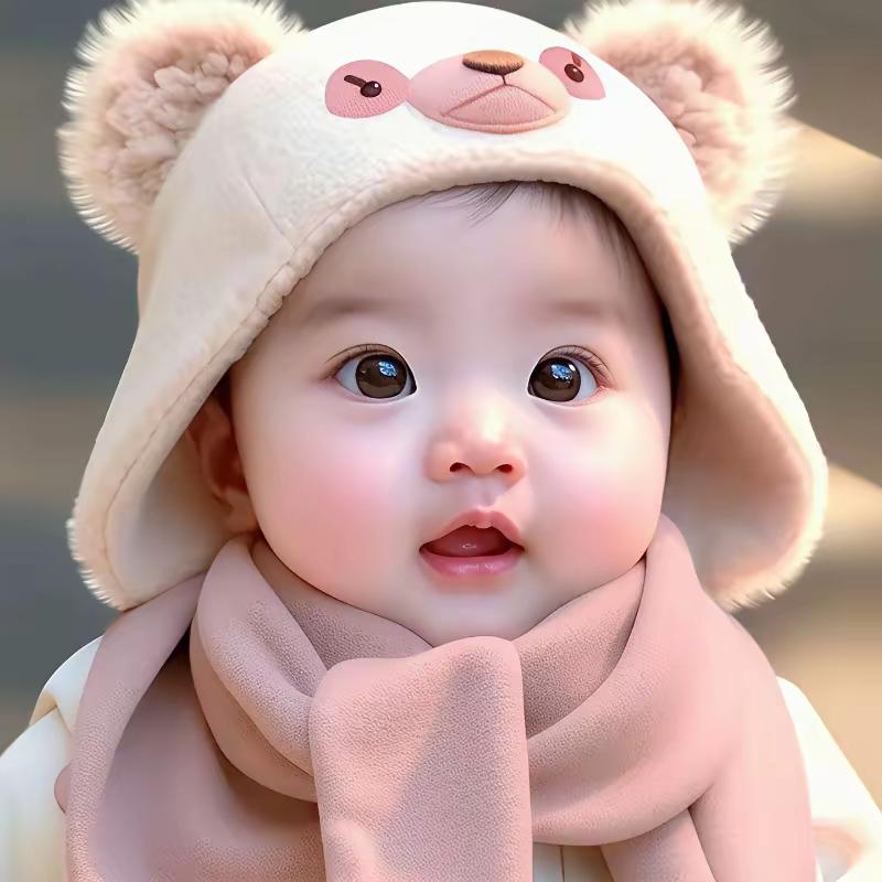 萌宝宝！纯净的眼神如同明亮的星星，嫩嫩的皮肤，引来春风般的清新。宝宝的笑容是