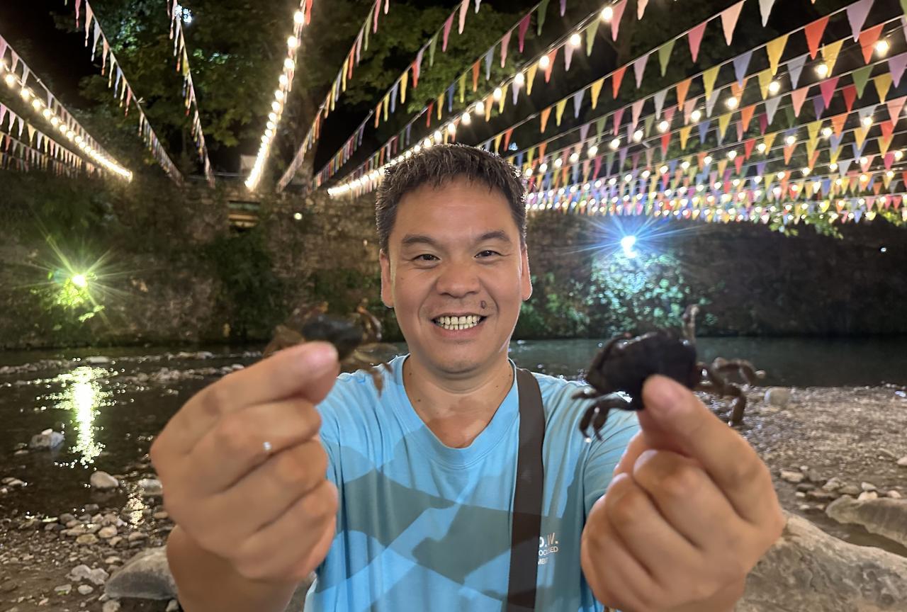 不得不说，全重庆，最适合抓螃蟹的酒店，一定只能是南川天星小镇的两江假日酒店啦！8