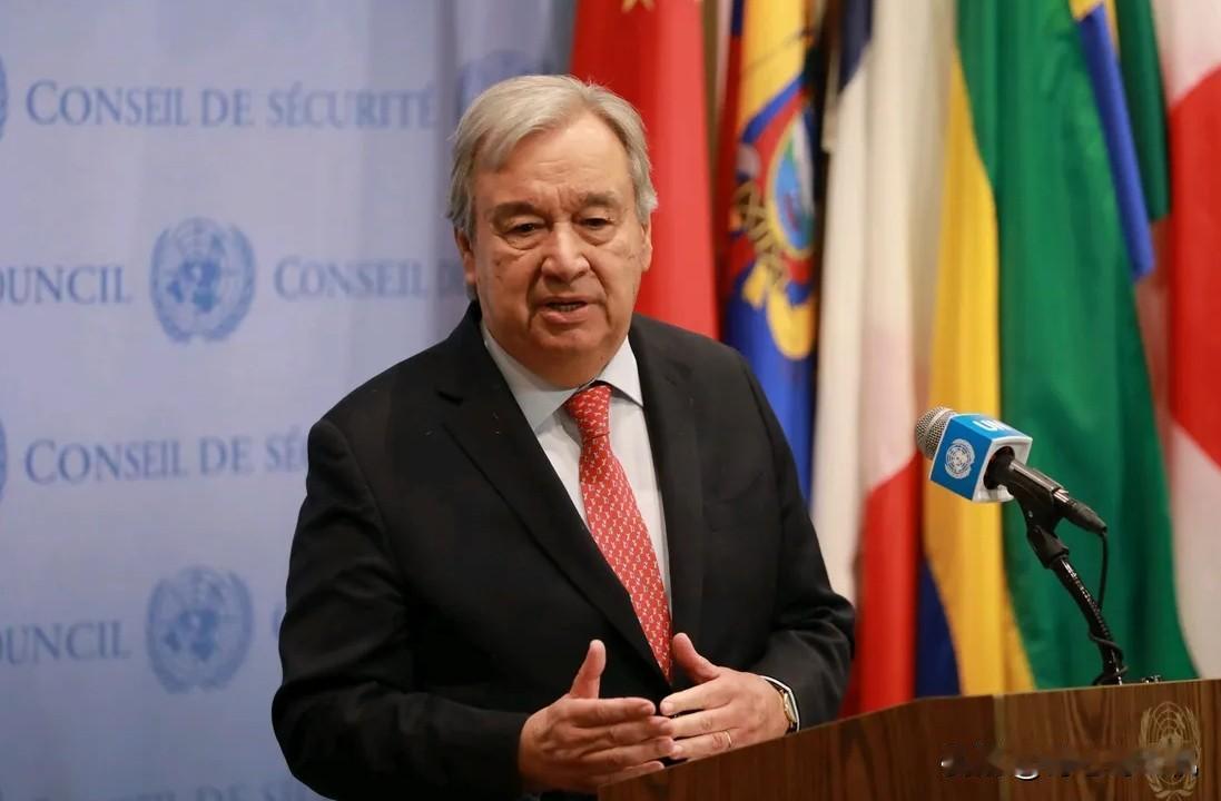 联合国秘书长古特雷斯终于说了句大实话，听得人头皮发麻！很多人以为，二战是美国原子