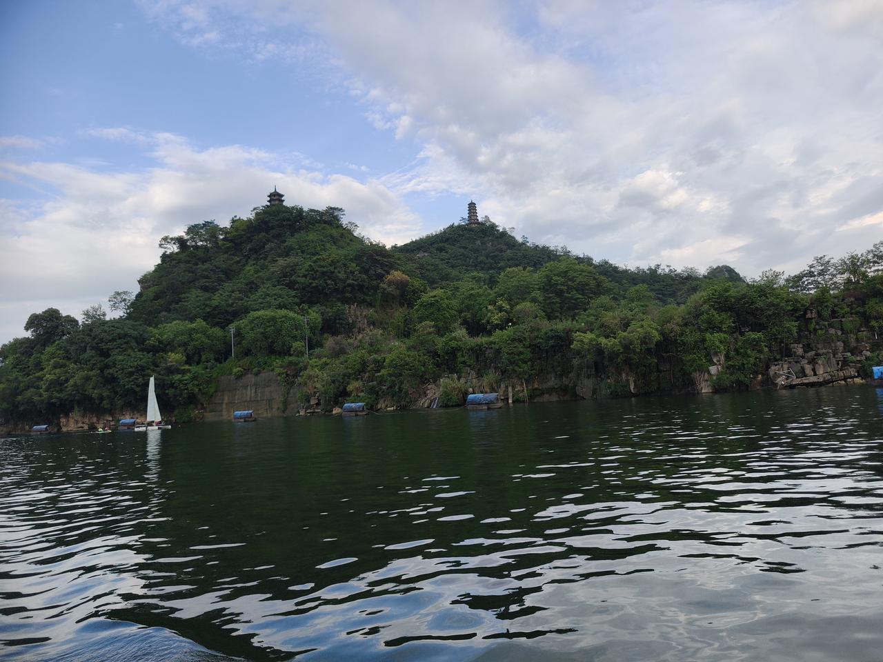 柳州风情广西山水桂林兴坪古镇风情漓江美景柳江夜色兴坪古镇夜景旅游广西记录桂林游