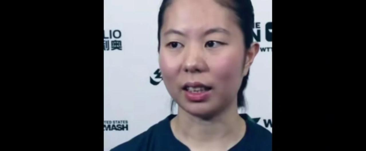 刘扬子没说错孙颖莎就是在拿她热身。孙颖莎说她一直没专注到比赛，脑袋总想着场地和