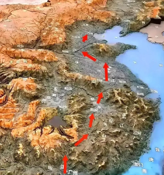 古代的举子进京赶考，走的路线是这样的，是不是非常不容易？​​​