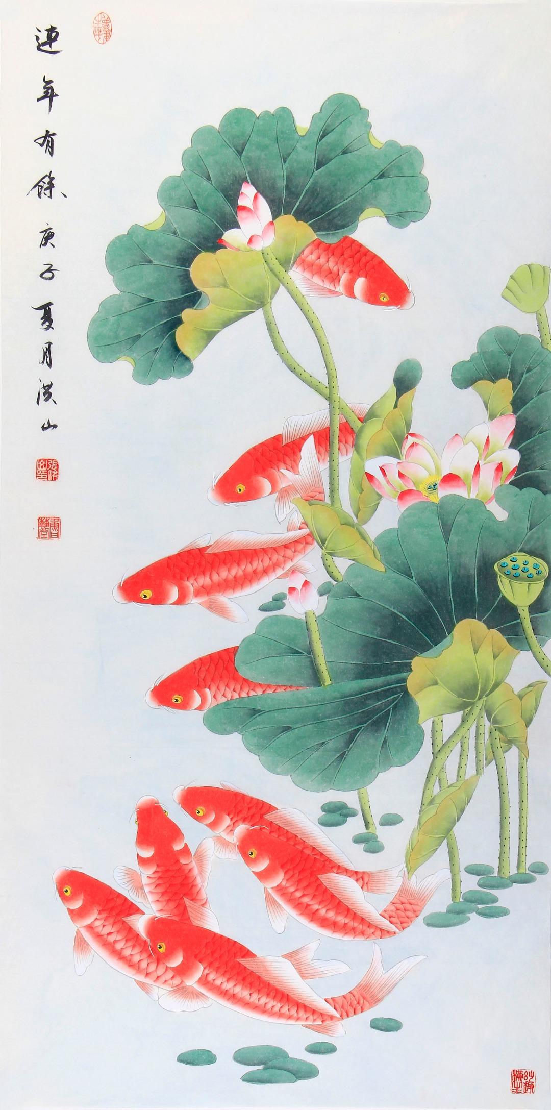 张洪山是极具艺术灵性的实力派画家。他笔下工笔精工细腻入微，一笔一画皆能勾勒唯美意
