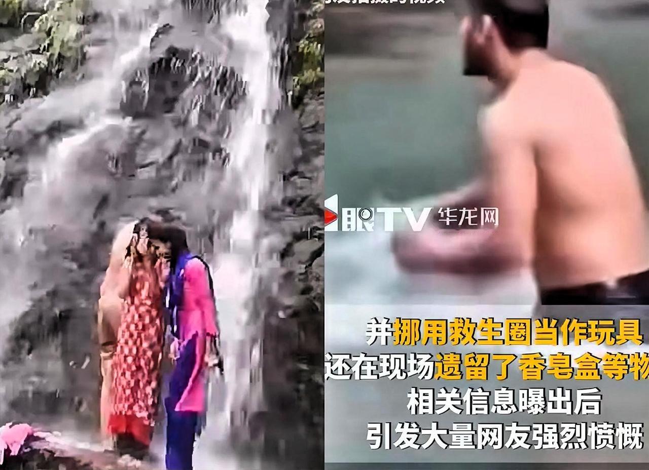 真是上头啊！肺气炸了！晚上估计不少网友气到睡不着！看到印度游客在庐山石门涧的