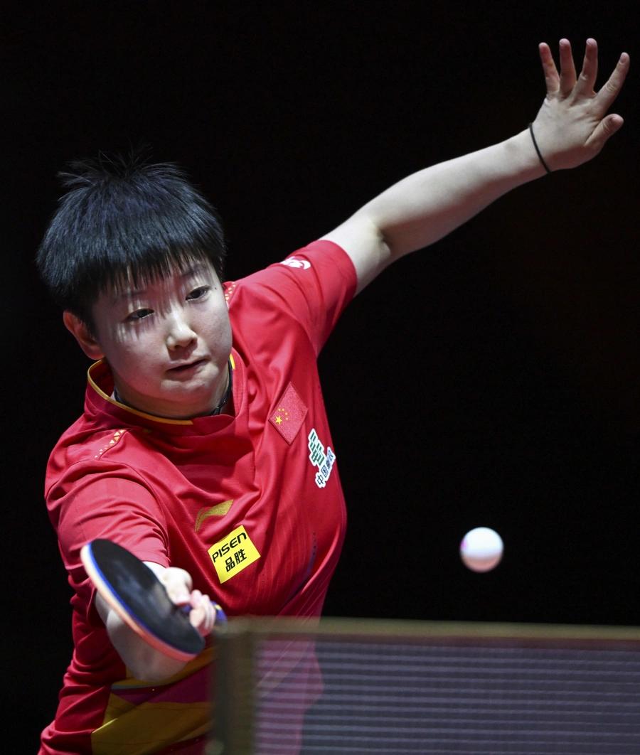 河北文旅称赞莎莎是无冕之王！莎莎虽然单打因伤退赛，虽然带伤参加混双决赛，与冠军