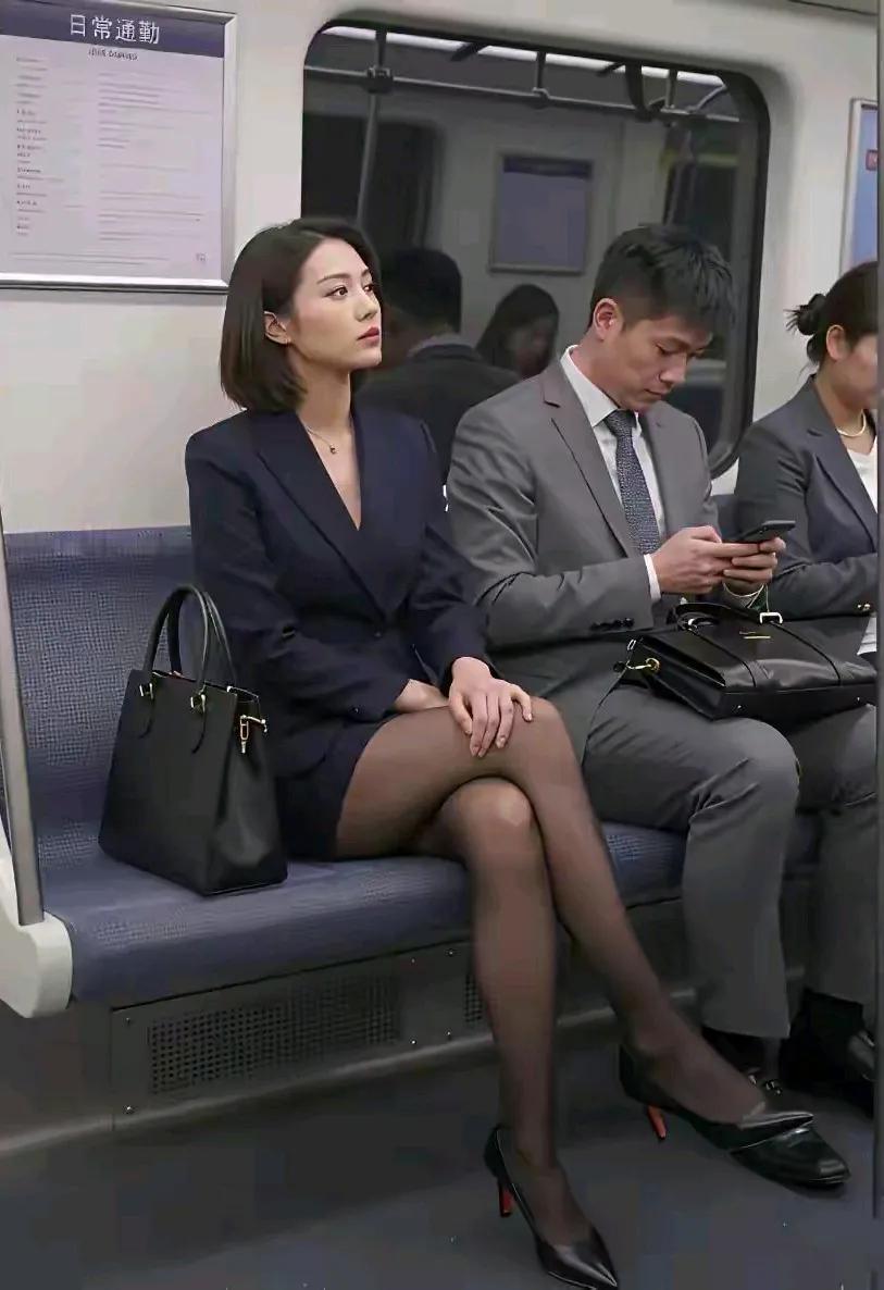 让大家猜猜，这一男二女是什么关系。一：是同一个单位的同事。二：是互不相识的路