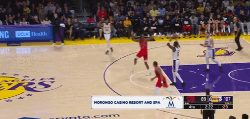 气笑了，湖人110-93大胜猛龙，这场比赛詹姆斯被斯玛特这个球气笑了，球迷看到都