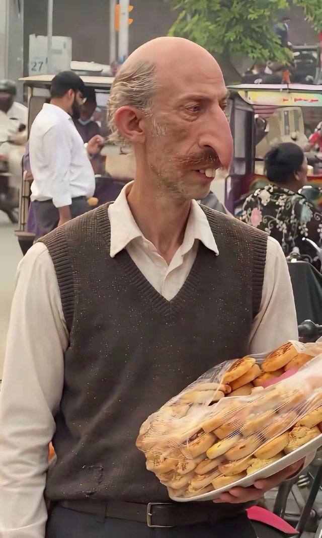 巴基斯坦街头的“卖饼哥​​​