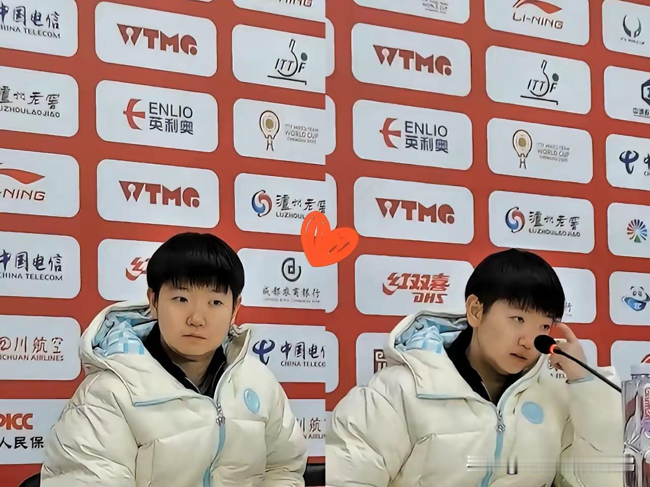 莎莎气冲冲地走进屋里，第一次穿上羽绒服接受采访，显然是听到她哥的事后，才折回来