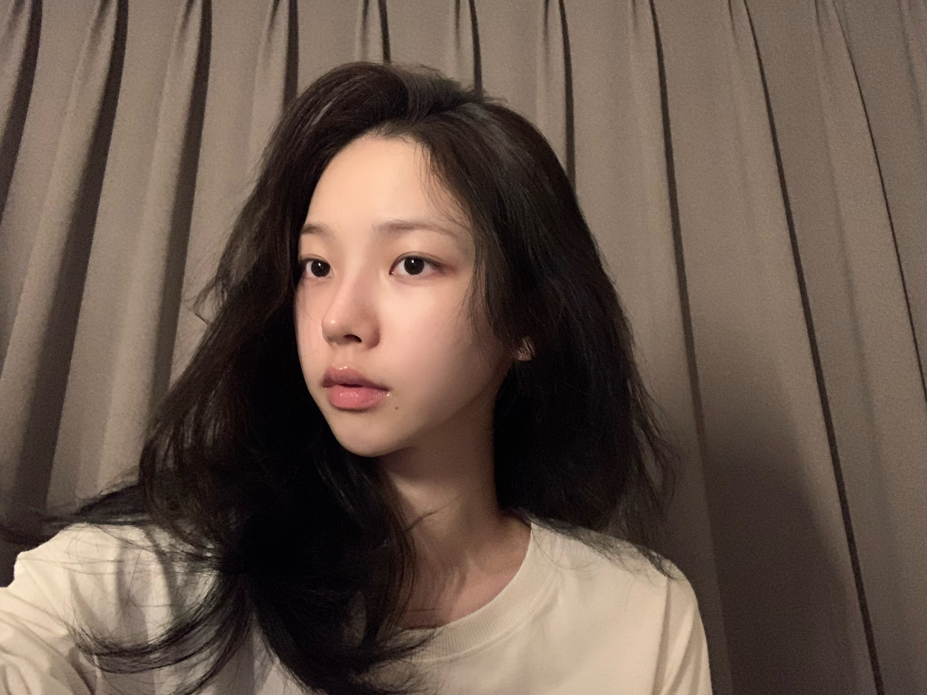 特别漂亮的柳智敏，只涂了唇膏的素颜王者🐰🐰🐰[拜托