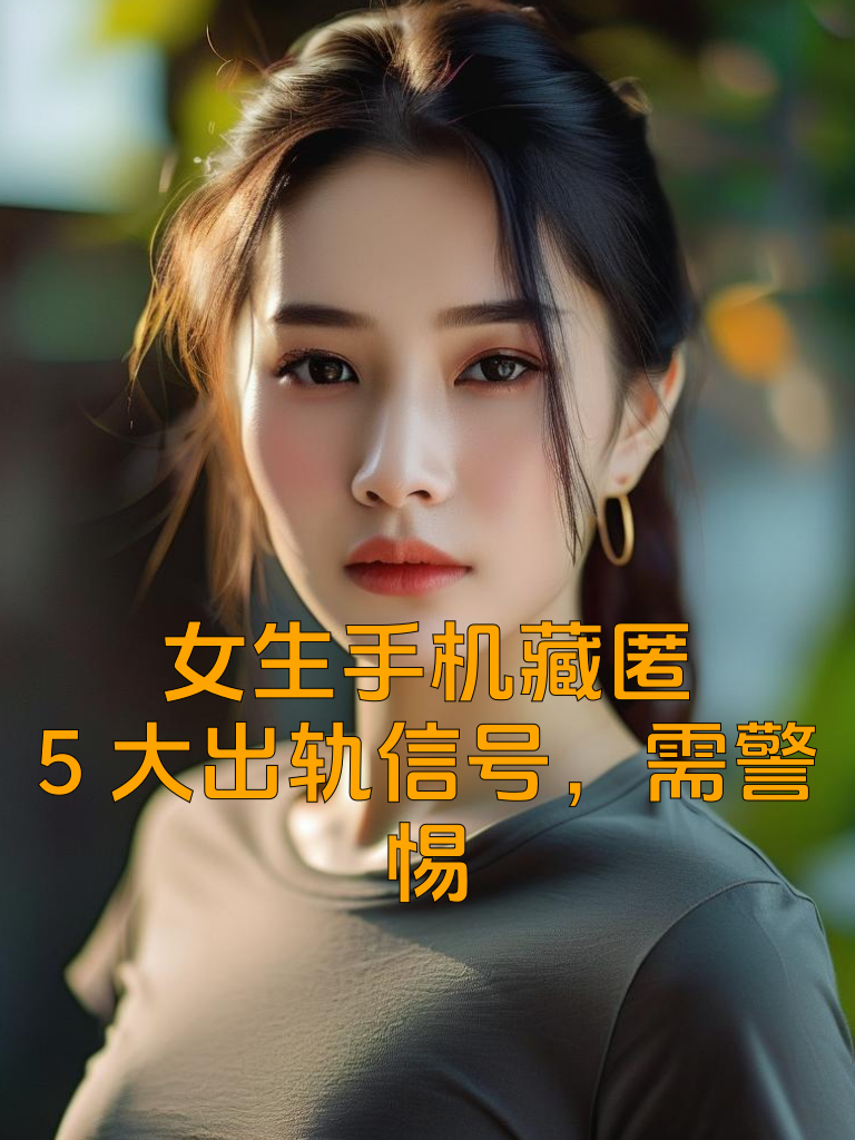 女生手机藏匿5大出轨信号，需警惕