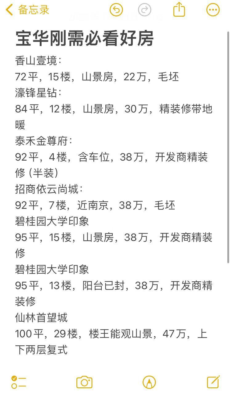 南京周边，句容宝华房价！