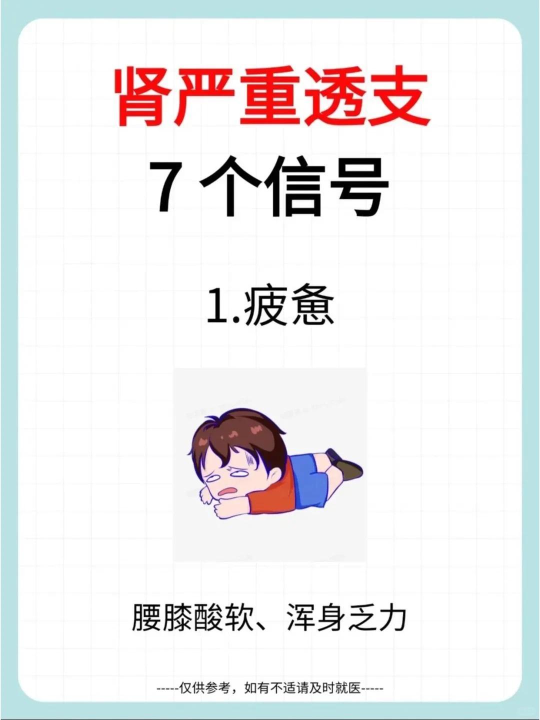 肾气不足的7个信号，一张图教你自查