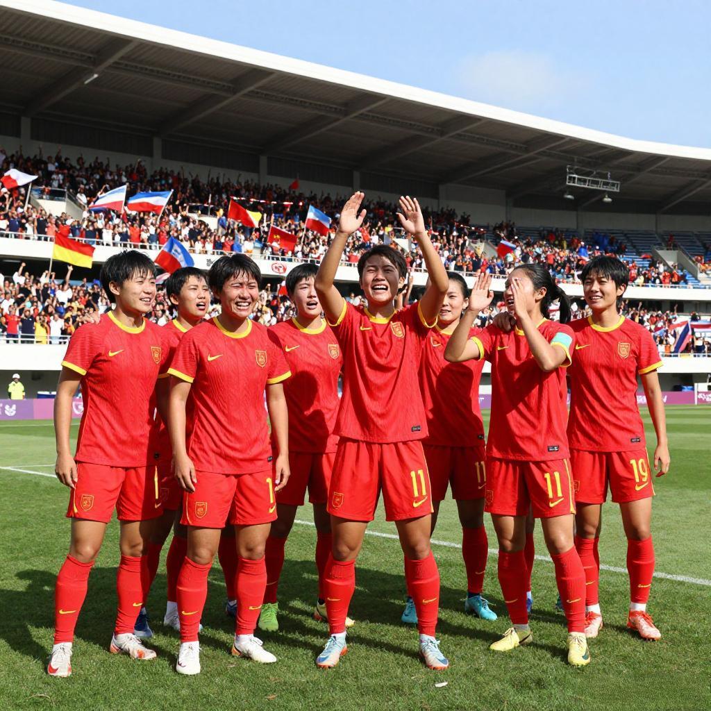 时隔八年，玫瑰再绽！U20女足2:1闯过乌兹别克斯坦关，剑指世界杯当终场哨声