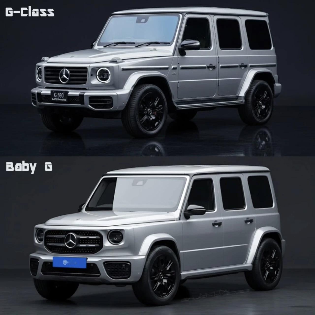 “小G”真要来了！奔驰纯电硬派越野车渲染图曝光硬派越野市场再添新玩家！奔驰正在