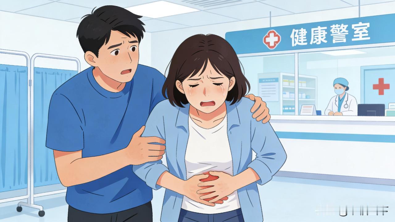 “用力过猛！”湖南有个女子跟男朋友亲密之后，感觉肚子有点疼，可又不好意思去医院