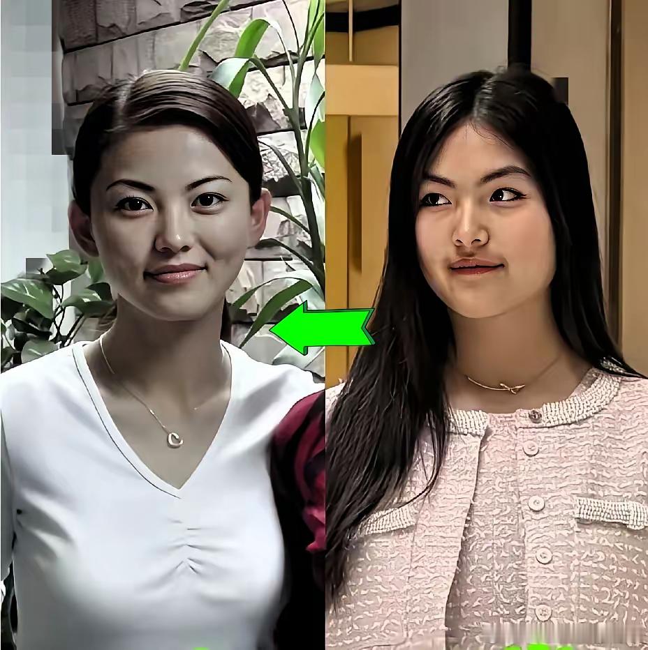 李相和她女儿王诗龄18岁对比图，哪个更好看！？​​​