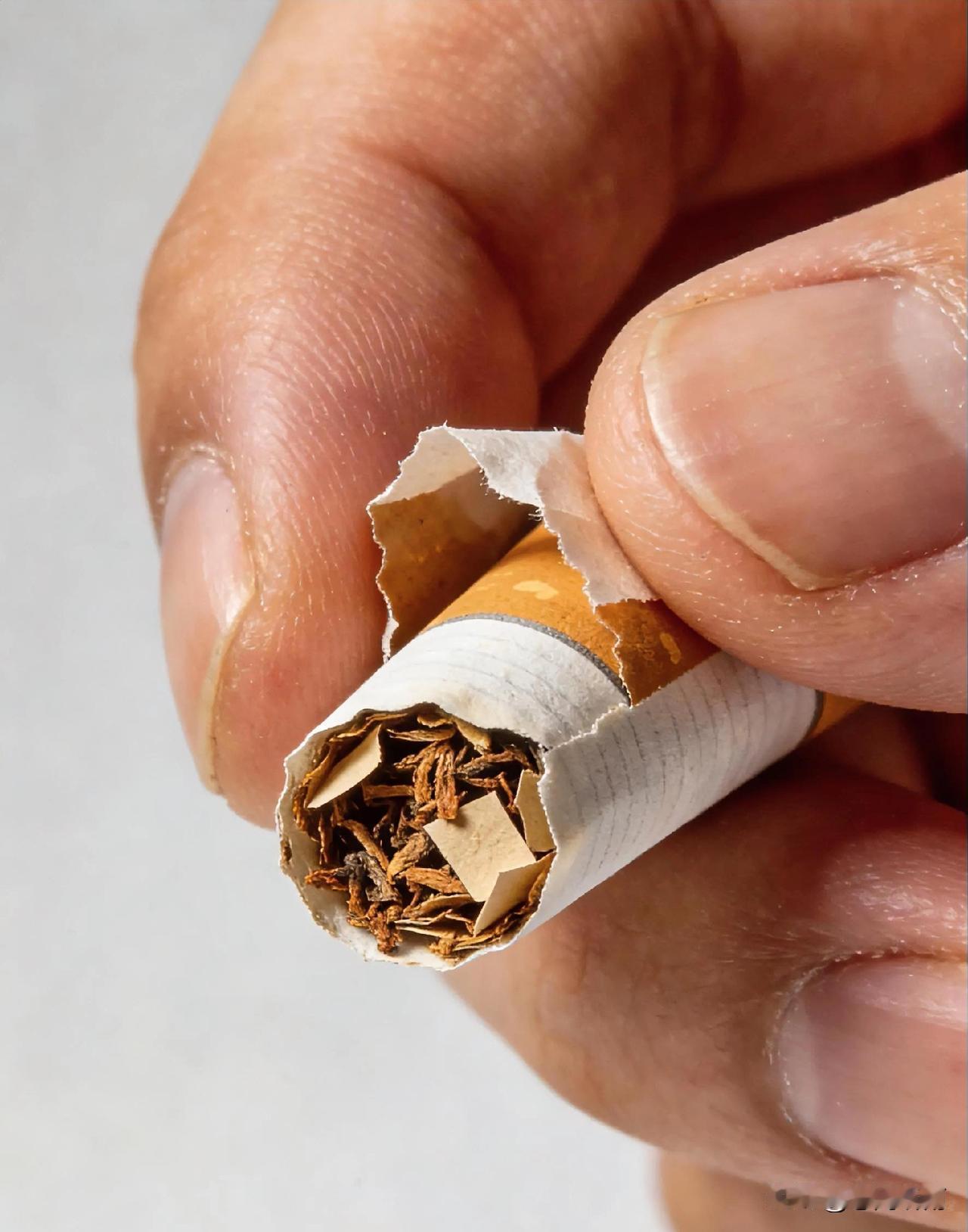 一根烟撕开的戒烟决心香烟价格一涨再涨，烟的品质却越来越差，身边的烟友们没少