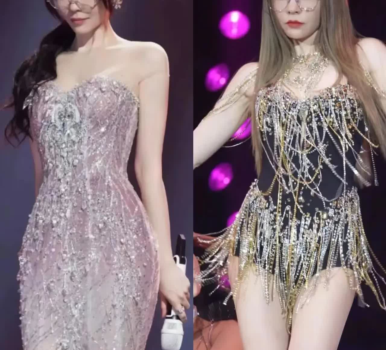 张靓颖啊，你醒醒吧，真不是我说话难听，我真看不下去了，不是因为你也戴眼镜