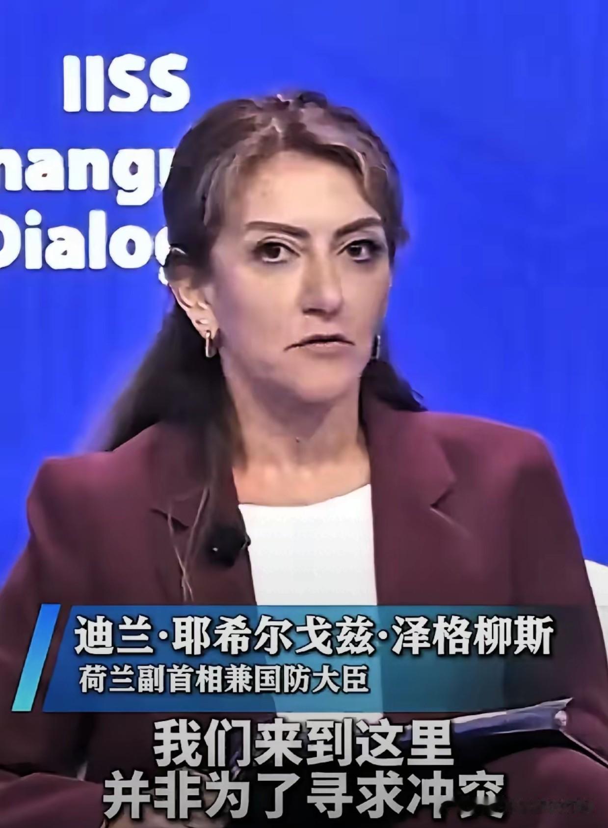 真硬气！31号“香会”期间中国代表刘万侠大校现场向荷兰副首相兼国防大臣迪兰·耶希