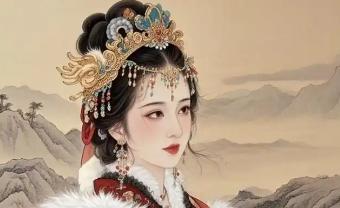 23岁那年，王昭君的丈夫刚刚去世，继子就迫不及待的对她图谋不轨。王昭君羞愤不已，