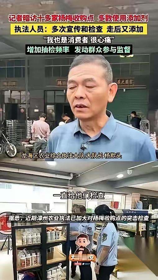 防人之心不可无！漳州商家用添加剂浸泡杨梅被查，现在所有杨梅都不要吃，无论种植户或
