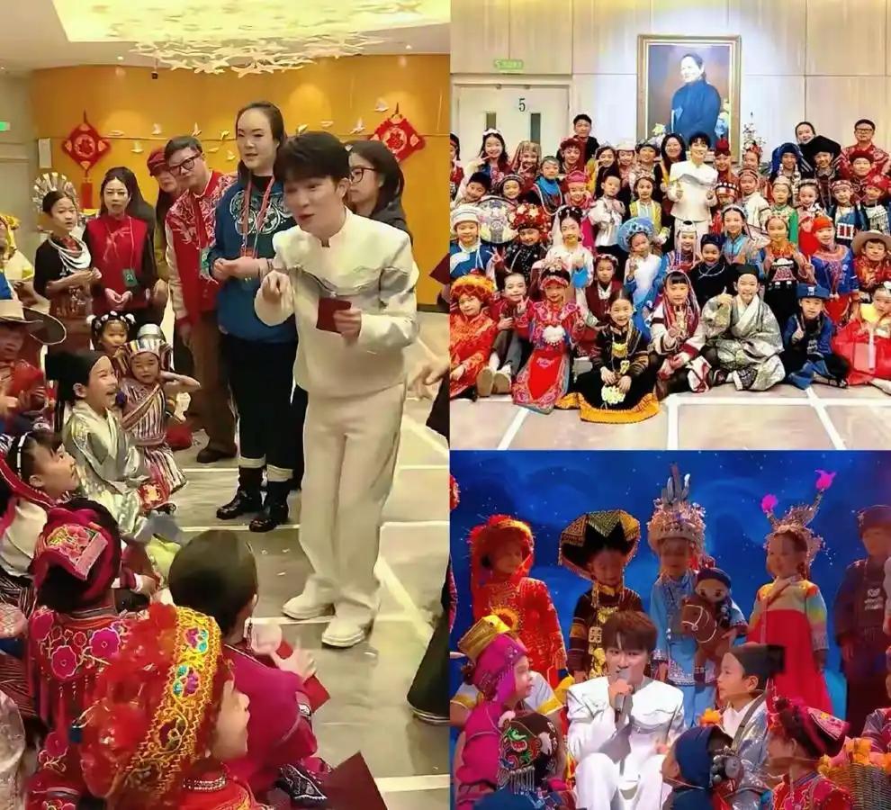 [点赞]5600块钱，就让整个娱乐圈脸红了。春晚演完，周深没急着走，拿着一沓厚