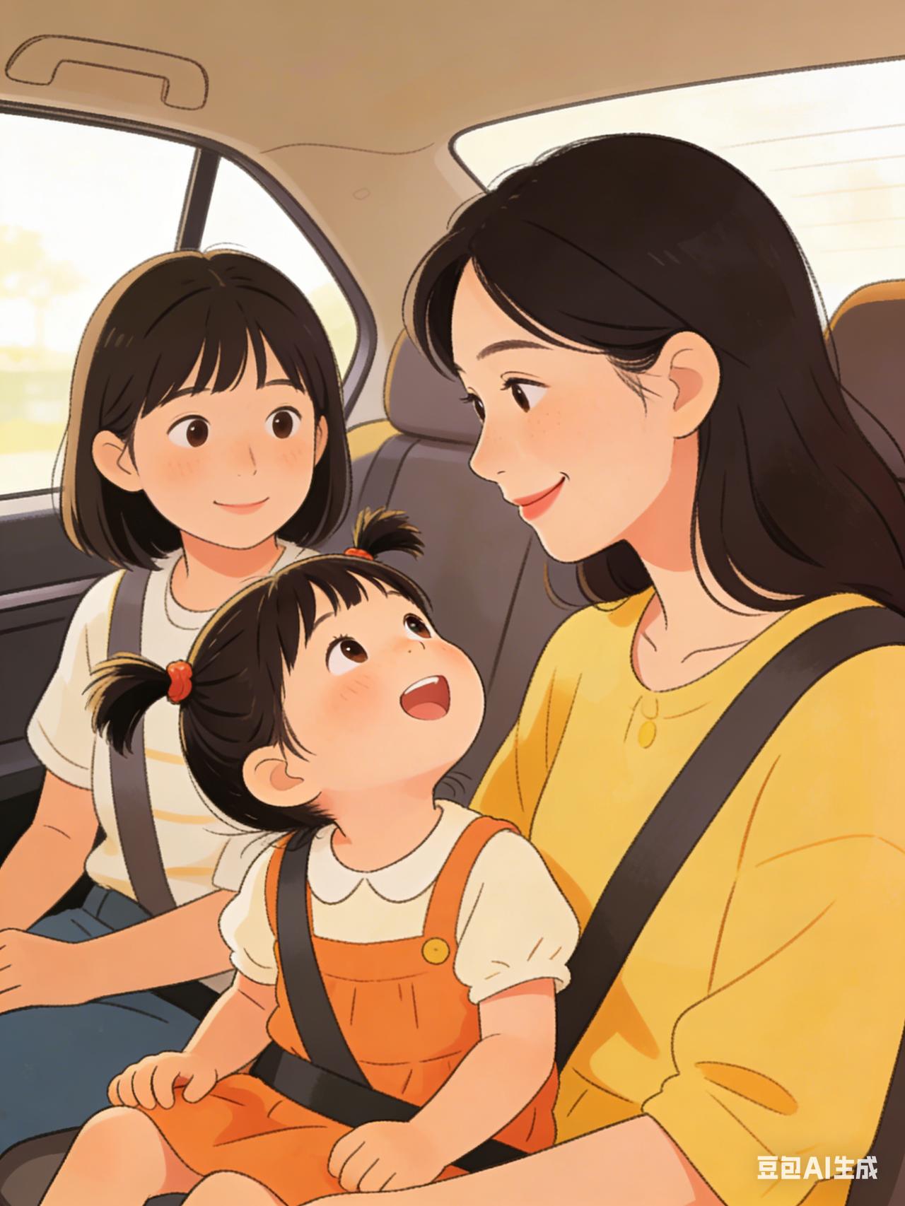 昨天下午，接老大老二补完课回家，路上老二忽然仰着小脸，认真地对我说：“妈妈，我要