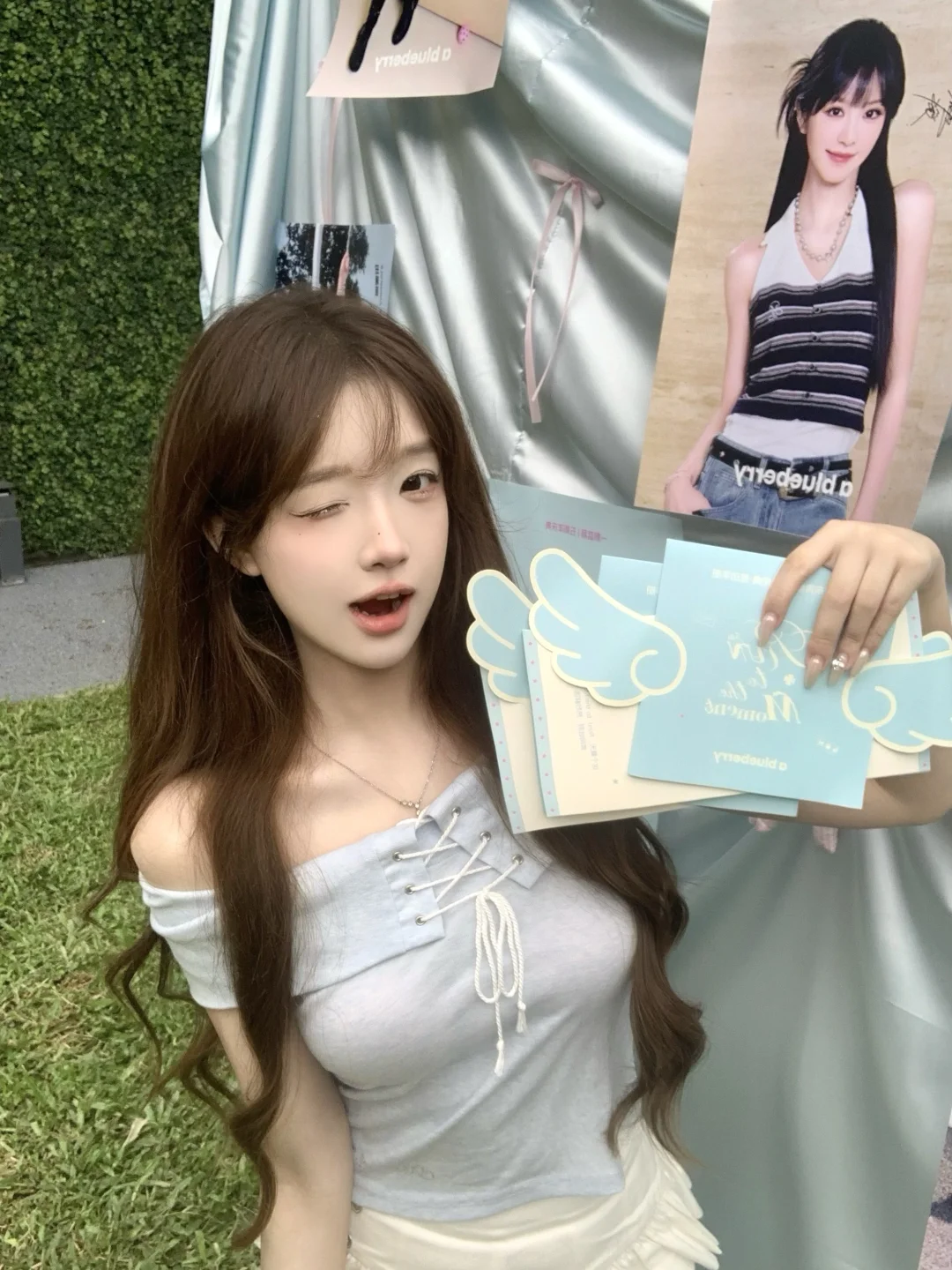 是谁！见到田曦薇啦！