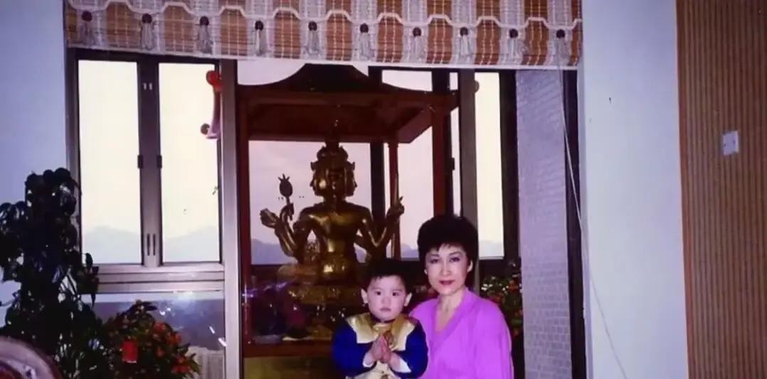 1987年1月29日那会儿，刚满两岁出头的向佐被丁佩抱在怀里，胖嘟嘟的模样跟父亲向华强简直是一个模子