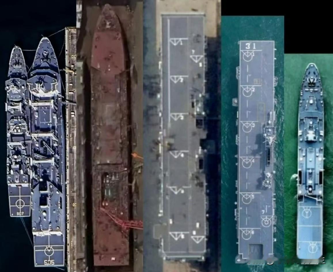 我勒个去，想过咱们新的超级巨大补丸大，但是没想到这块头比076还要大，这结果属实