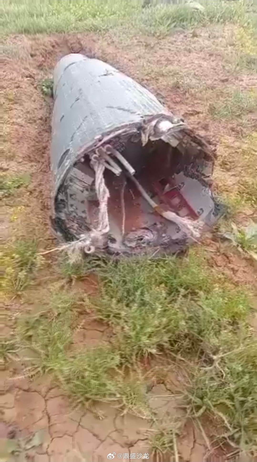 在叙利亚发现的一枚保存比较完整的萨德拦截弹