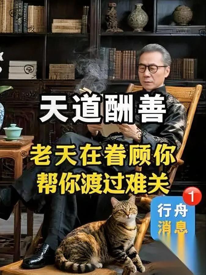 你发现没？好运总跟着善人那些帮你的人，早有天意安排一路走来，你是不是常觉
