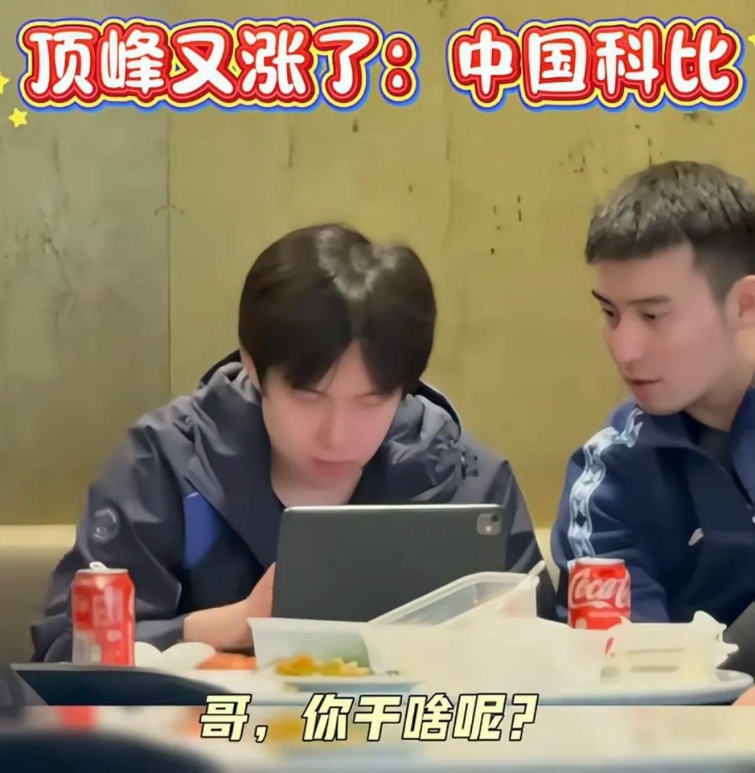 网友整活的一段小视频，把莎头的相处状态演活了。队友问王楚钦，刚在伦敦一起拿下冠军