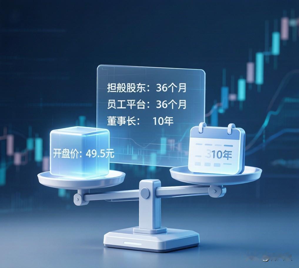 长鑫科技开盘49.5，别光骂一级市场便宜，先看懂锁定期和筹码结构长鑫科技（6