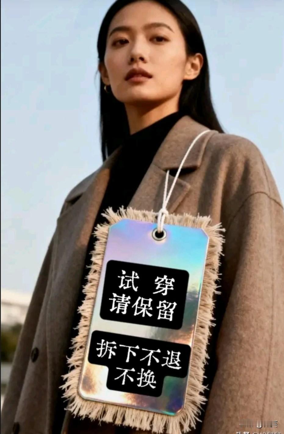 魔高一尺，道高一丈！网上卖服装商家为了不被白嫖，纷纷推出自制巨型大吊牌，那些想白