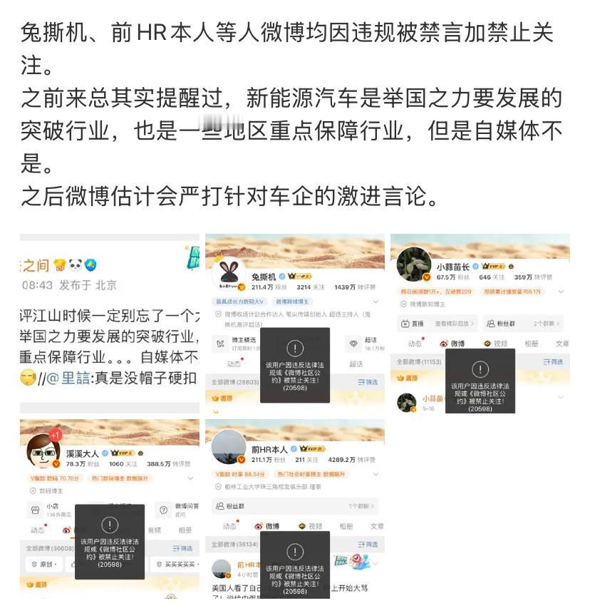 车评人现在变成了高危行业了，这几个都是谁家的​​​
