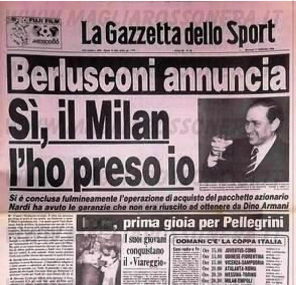 历史上最伟大的收购！贝卢斯科尼收购米兰前欧洲八大传统豪门的欧冠对比：(1986