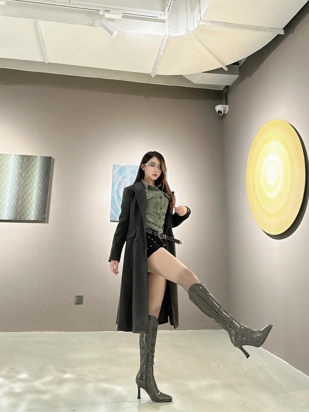 有那些好看的长靴搭配长靴搭配时尚搭配短靴白色长靴穿搭高筒靴子搭配黑长靴穿